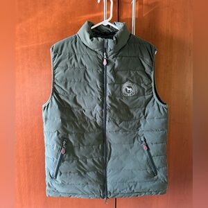 Harcour x Desert Horse Park Men's Porto Vest in Khaki Green size M